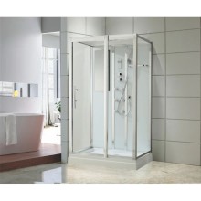 Душевая кабина 120х90х220 см Black & White Galaxy 5509120 прозрачное