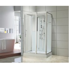 Душевая кабина 120х90х220 см Black & White Galaxy 5509120 прозрачное