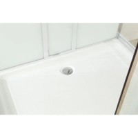 Душевая кабина 120х90х220 см Black & White Galaxy 5509120 прозрачное