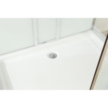 Душевая кабина 120х90х220 см Black & White Galaxy 5509120 прозрачное