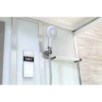 Душевая кабина 120х90х220 см Black & White Galaxy 5509120 прозрачное