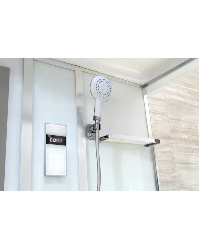 Душевая кабина 120х90х220 см Black & White Galaxy 5509120 прозрачное