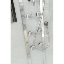 Душевая кабина 120х90х220 см Black & White Galaxy 5509120 прозрачное