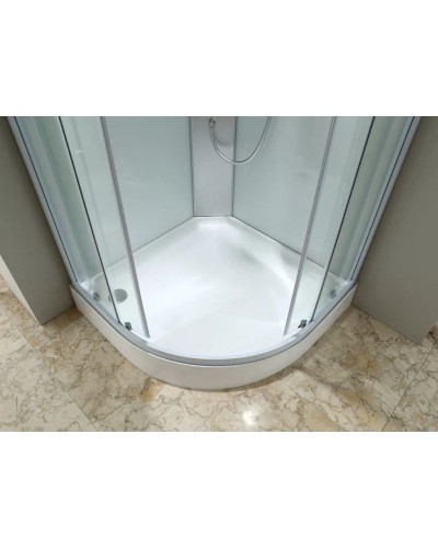 Душевая кабина 90х90х215 см Black & White Galaxy 5701900 прозрачное