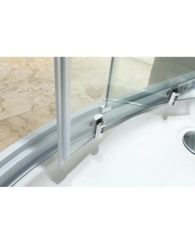 Душевая кабина 90х90х215 см Black & White Galaxy 5701900 прозрачное