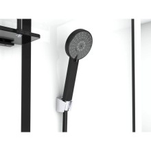 Душевая кабина 115х90х215 см Black & White Galaxy 8008000 прозрачное