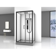 Душевая кабина 115х90х215 см Black & White Galaxy 8008000 прозрачное