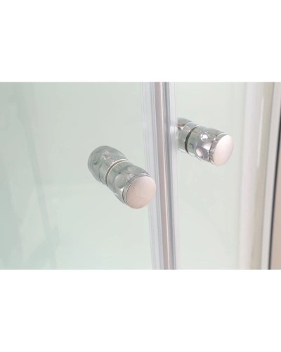 Душевая кабина 80х80х215 см Black & White Galaxy 8501800 прозрачное