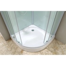 Душевая кабина 80х80х215 см Black & White Galaxy 8501800 прозрачное