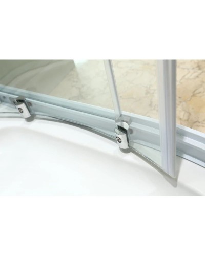 Душевая кабина 80х80х215 см Black & White Galaxy 8501800 прозрачное