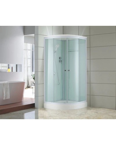 Душевая кабина 90х90х215 см Black & White Galaxy 8501900 прозрачное