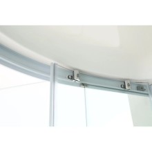 Душевая кабина 90х90х215 см Black & White Galaxy 8501900 прозрачное