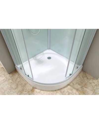 Душевая кабина 90х90х215 см Black & White Galaxy 8501900 прозрачное