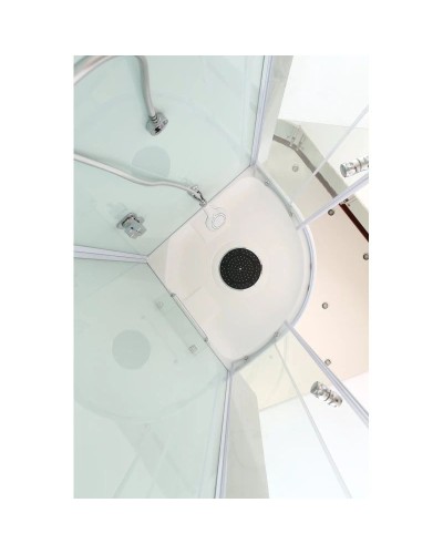 Душевая кабина 100х100х215 см Black & White Galaxy 8501100 прозрачное