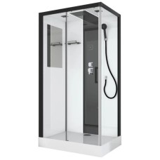 Душевая кабина 110х80х215 см Black & White Galaxy 8800110 прозрачное