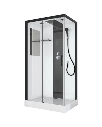 Душевая кабина 110х80х215 см Black & White Galaxy 8800110 прозрачное