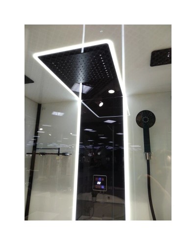 Душевая кабина 110х80х215 см Black & White Galaxy 8800110 прозрачное