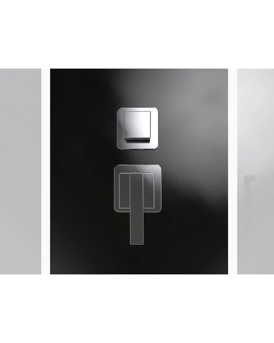 Душевая кабина 110х80х215 см Black & White Galaxy 8800110 прозрачное