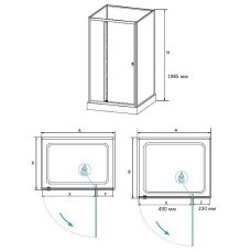 Душевая кабина RGW Andaman AN-207 90х70 411320779-95 без гидромассажа