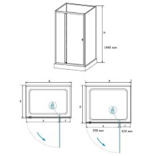 Душевая кабина RGW Andaman AN-207 120х80 411320782-95 без гидромассажа