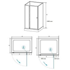 Душевая кабина RGW Andaman AN-207 100х90 411320790-95 без гидромассажа