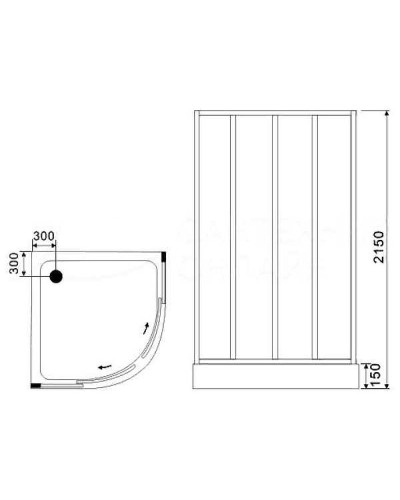 Душевая кабина Cerutti SPA Viva 100х100 101 без гидромассажа