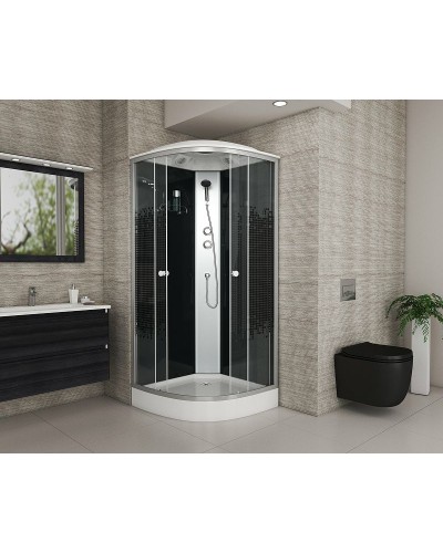 Душевая кабина Niagara Eco 90x90 NG-4501-14BLACK без гидромассажа