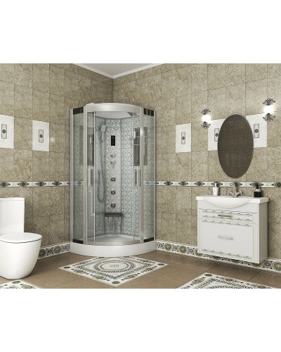 Душевая кабина Niagara Lux NG-7715W 90x90 с гидромассажем