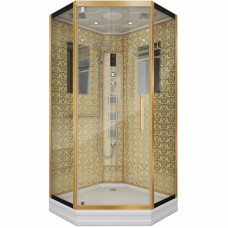 Душевая кабина Niagara Lux NG-7717G 100x100 с гидромассажем