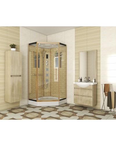 Душевая кабина Niagara Lux NG-7717G 100x100 с гидромассажем