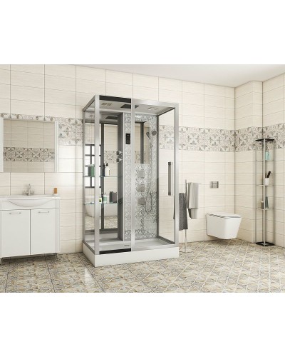 Душевая кабина Niagara Lux NG-7713WL 120x82 L с гидромассажем