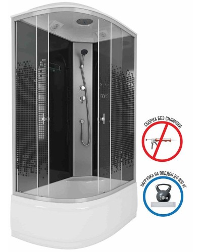 Душевая кабина Niagara Eco NG-7510-14R 120х80 без гидромассажа