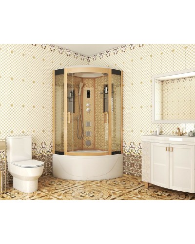 Душевая кабина Niagara Lux NG-7710G 100x100 с гидромассажем