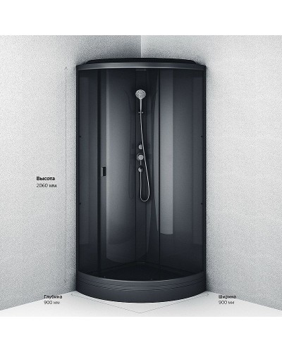 Душевая кабина AM.PM Gem 90х90 W90C-401-090BT без гидромассажа