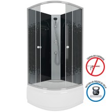 Душевая кабина Niagara Eco 90x90 NG-7508-14BK без гидромассажа