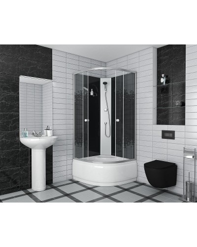 Душевая кабина Niagara Eco 90x90 NG-7508-14BK без гидромассажа