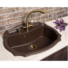 Кухонная мойка Florentina Эмилия-770 20.360.E0770.303 Мокко