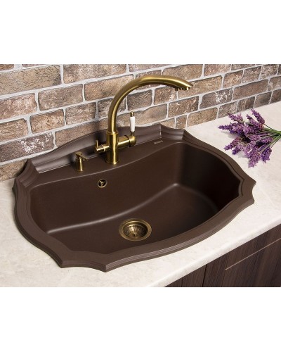 Кухонная мойка Florentina Эмилия-770 20.360.E0770.303 Мокко