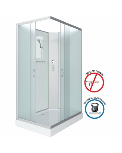 Душевая кабина Niagara Classic 110х80 NG-43185-14QBK без гидромассажа