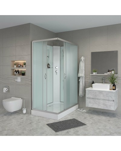 Душевая кабина Niagara Classic 120х80 NG-43285-14QBK без гидромассажа