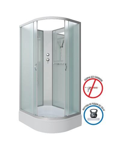 Душевая кабина Niagara Classic 110х90 L NG-33194-14LBK без гидромассажа