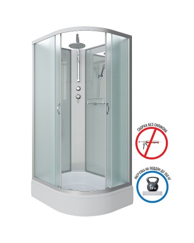 Душевая кабина Niagara Classic 110х90 L NG-33194-14LBKT без гидромассажа