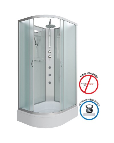 Душевая кабина Niagara Classic 110х90 R NG-33194-14RBKTG с гидромассажем