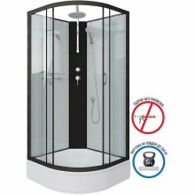 Душевая кабина Niagara Classic 100х100 NG-6702-14BKT без гидромассажа