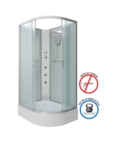 Душевая кабина Niagara Classic 120х90 L NG-33294-14LBKG с гидромассажем