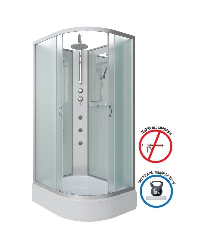 Душевая кабина Niagara Classic 120х90 L NG-33294-14LBKTG с гидромассажем