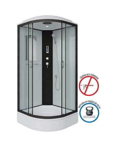 Душевая кабина Niagara Classic 100х100 NG-6702-14P без гидромассажа