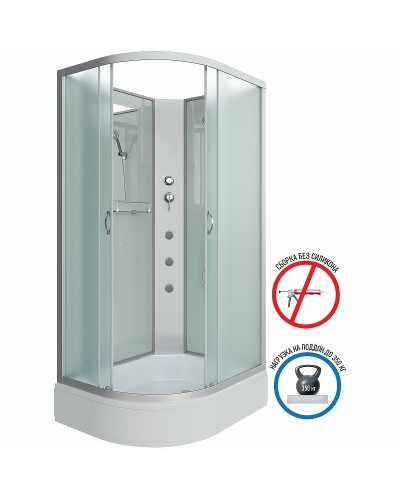 Душевая кабина Niagara Classic 120х90 R NG-33294-14RBKG с гидромассажем