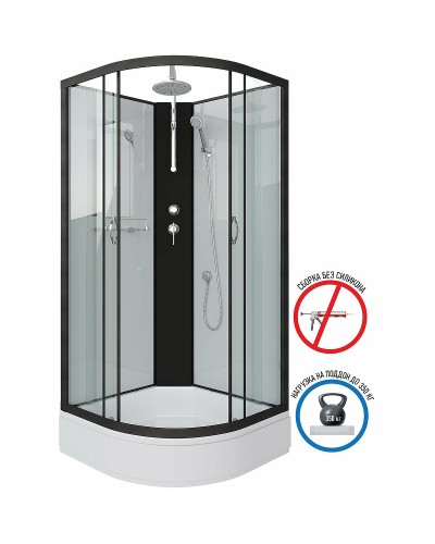 Душевая кабина Niagara Classic 80х80 NG-6703-14BKT без гидромассажа