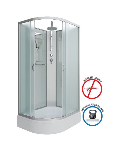 Душевая кабина Niagara Classic 130х90 R NG-33394-14RBKT без гидромассажа